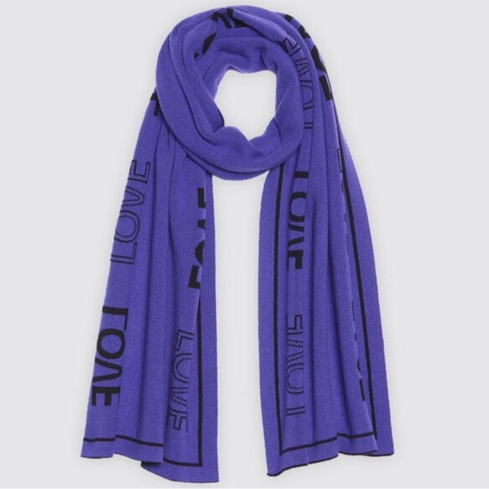 SANDRO Love Wool Blended Scarf